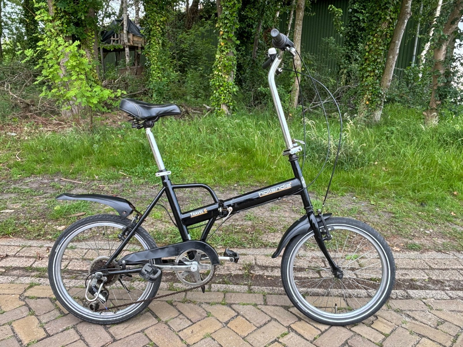 Vouwfiets hollandia travel met 6 versnellingen, Ophalen, Gebruikt, 20 inch of meer