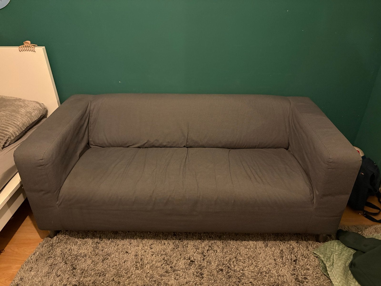 IKEA Klippan 2-zitsbank - Grijs, Huis en Inrichting, Ophalen, Gebruikt, 150 tot 200 cm, Tweepersoons