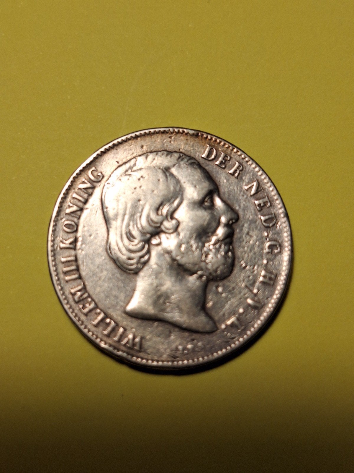 Zilveren 1 Gulden Munt Willem III 1856, Postzegels en Munten, 1 gulden, Koning Willem III, Zilver, Ophalen of Verzenden