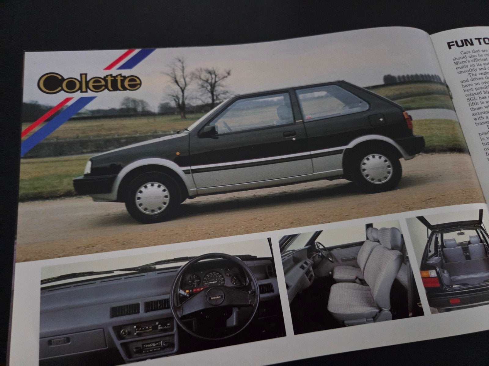 Brochure Nissan Micra 1986 UK, Ophalen of Verzenden, Zo goed als nieuw, Nissan