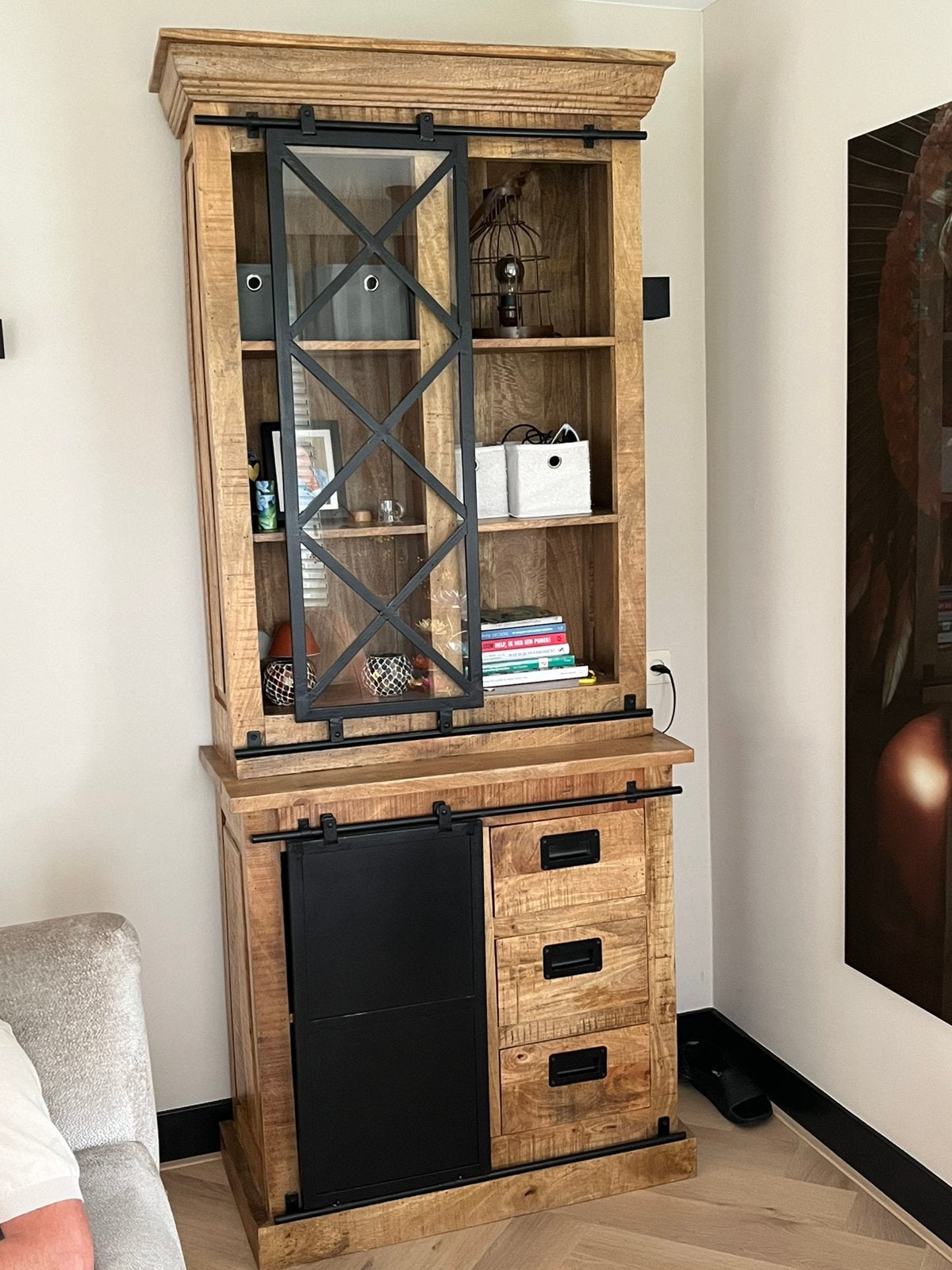 Kast, tv-kast en eethoek en salontafels, Ophalen