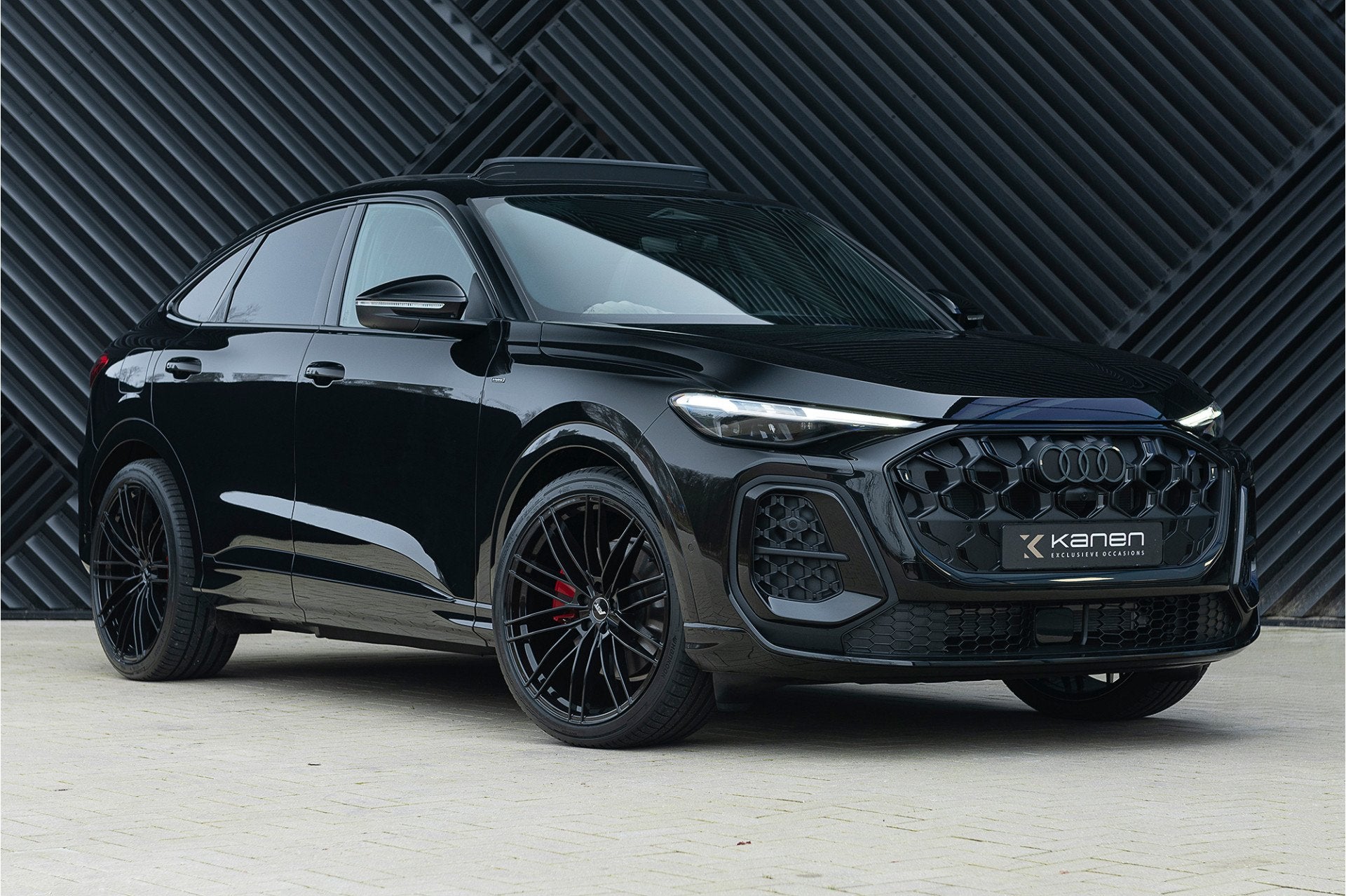 Audi Q5 Sportback 2.0 e-hybrid quattro 270 KW S edition Comp, Auto's, Audi, Automaat, Gebruikt, Zwart, 4 cilinders