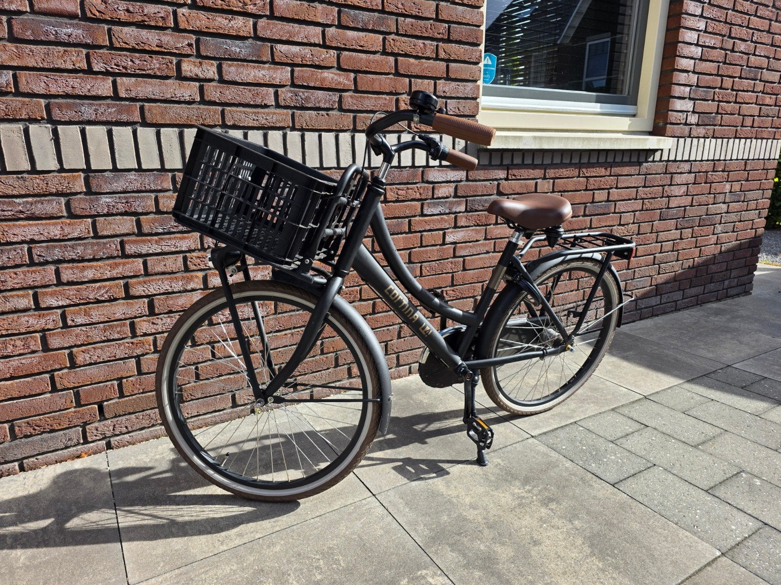 Cortina U4 Transport Mini Meisjesfiets 24 inch 3V Zwart, Fietsen en Brommers, Ophalen, Terugtraprem, Versnellingen, Cortina