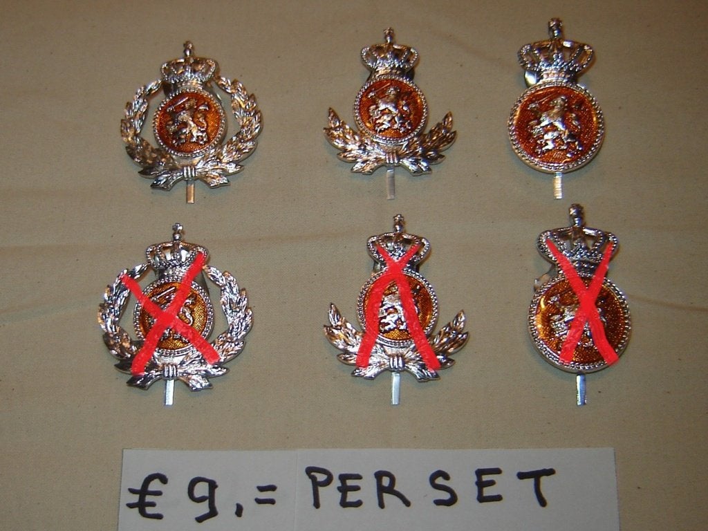 KONINKLIJKE MARECHAUSSEE, Verzamelen, Ophalen of Verzenden, Marechaussee, Nederland, Embleem of Badge