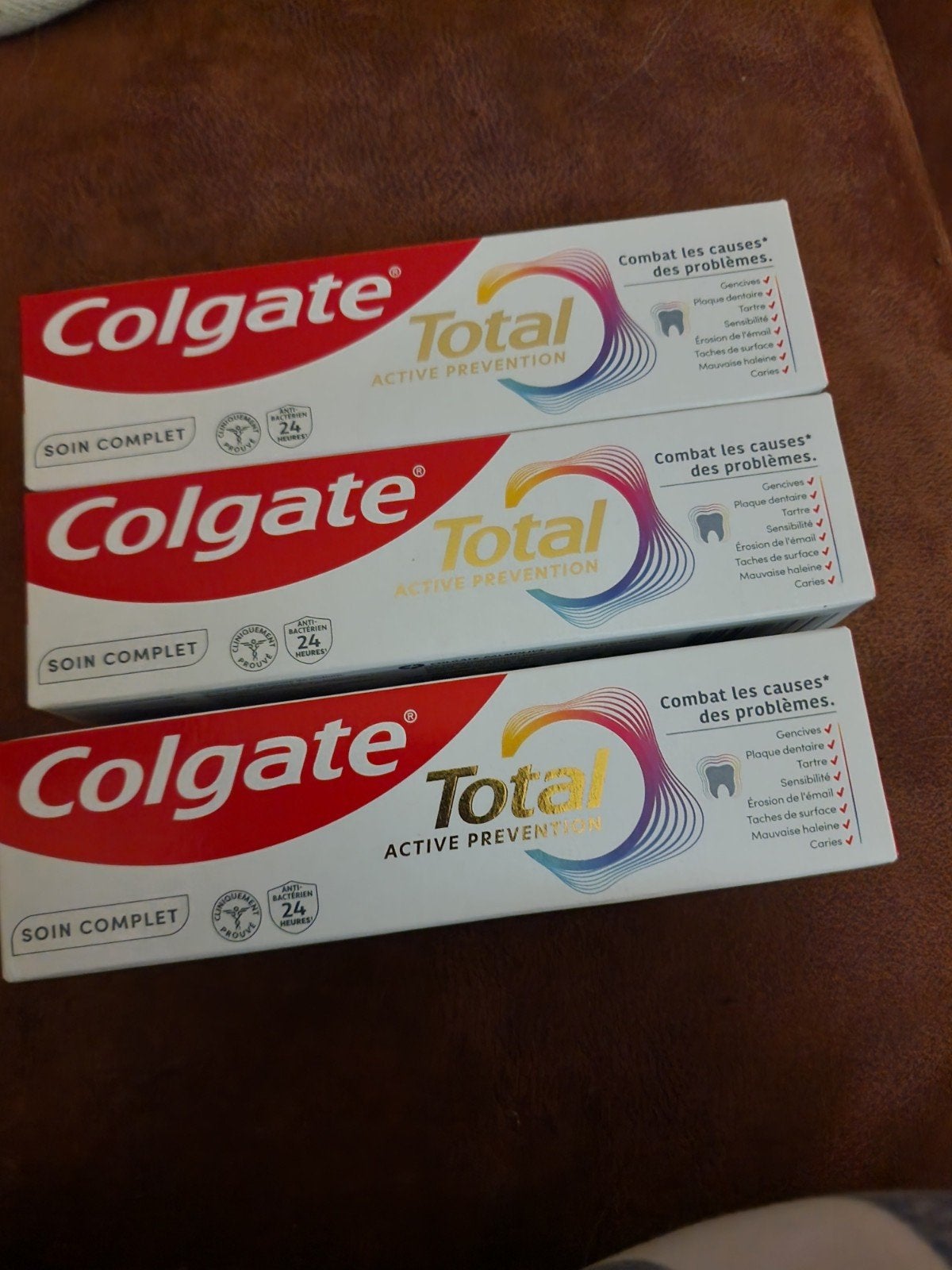 Colgate Total Active Prevention Tandpasta (3 stuks), Ophalen of Verzenden, Nieuw, Tandpasta