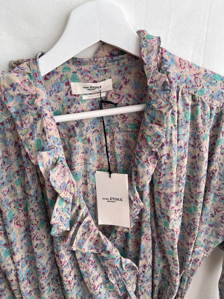 Isabel Marant Étoile Pamela bloemen wikkeljurk boho  maat 40, Kleding | Dames, Ophalen of Verzenden, Nieuw, Maat 38/40 (M), Onder de knie
