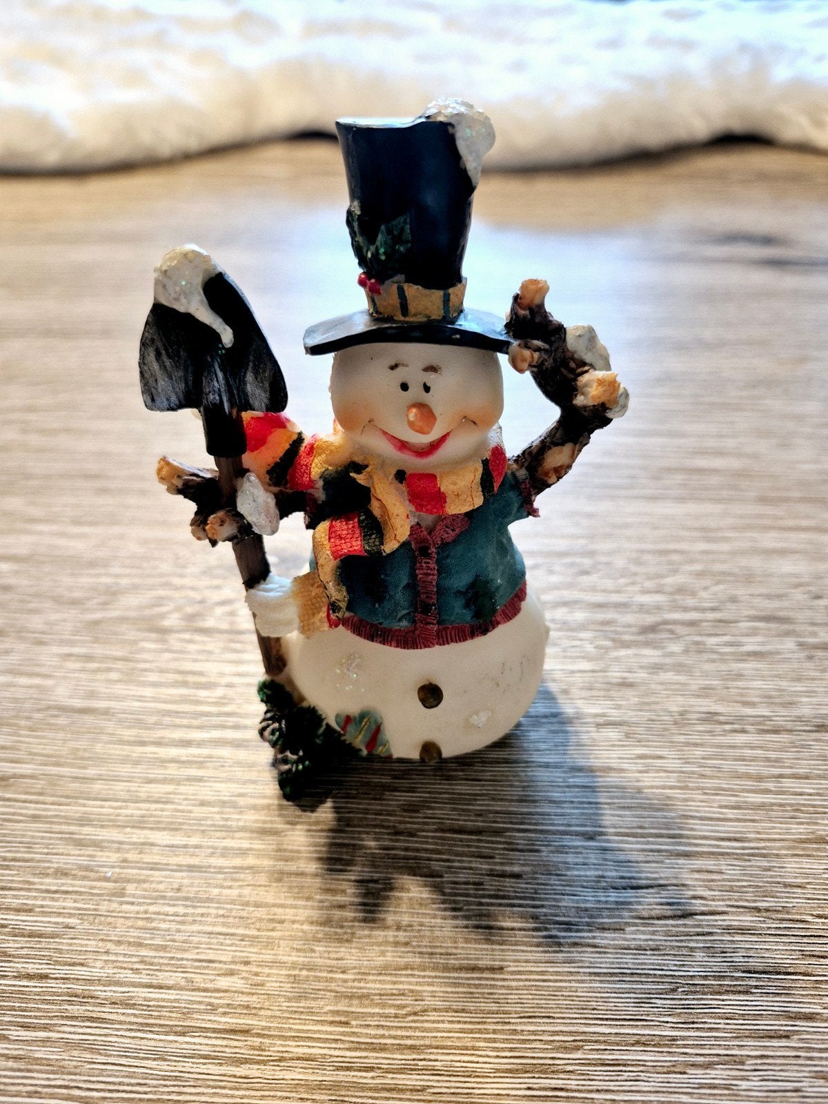 sneeuwpop kerst deco beeldje, Ophalen of Verzenden