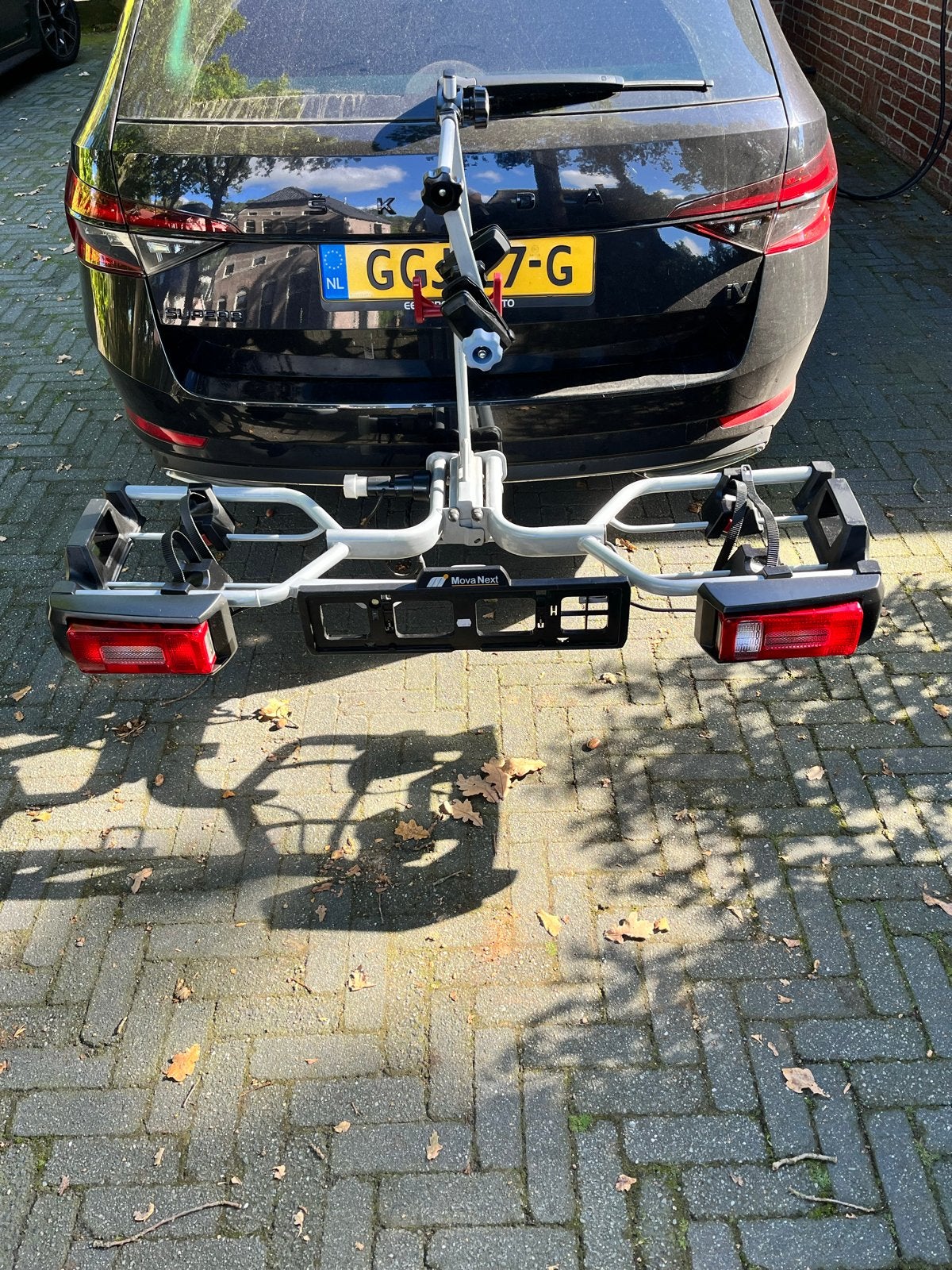 MovaNext fietsendrager voor 2 fietsen, Auto diversen, Ophalen, Gebruikt, 2 fietsen, Trekhaakdrager