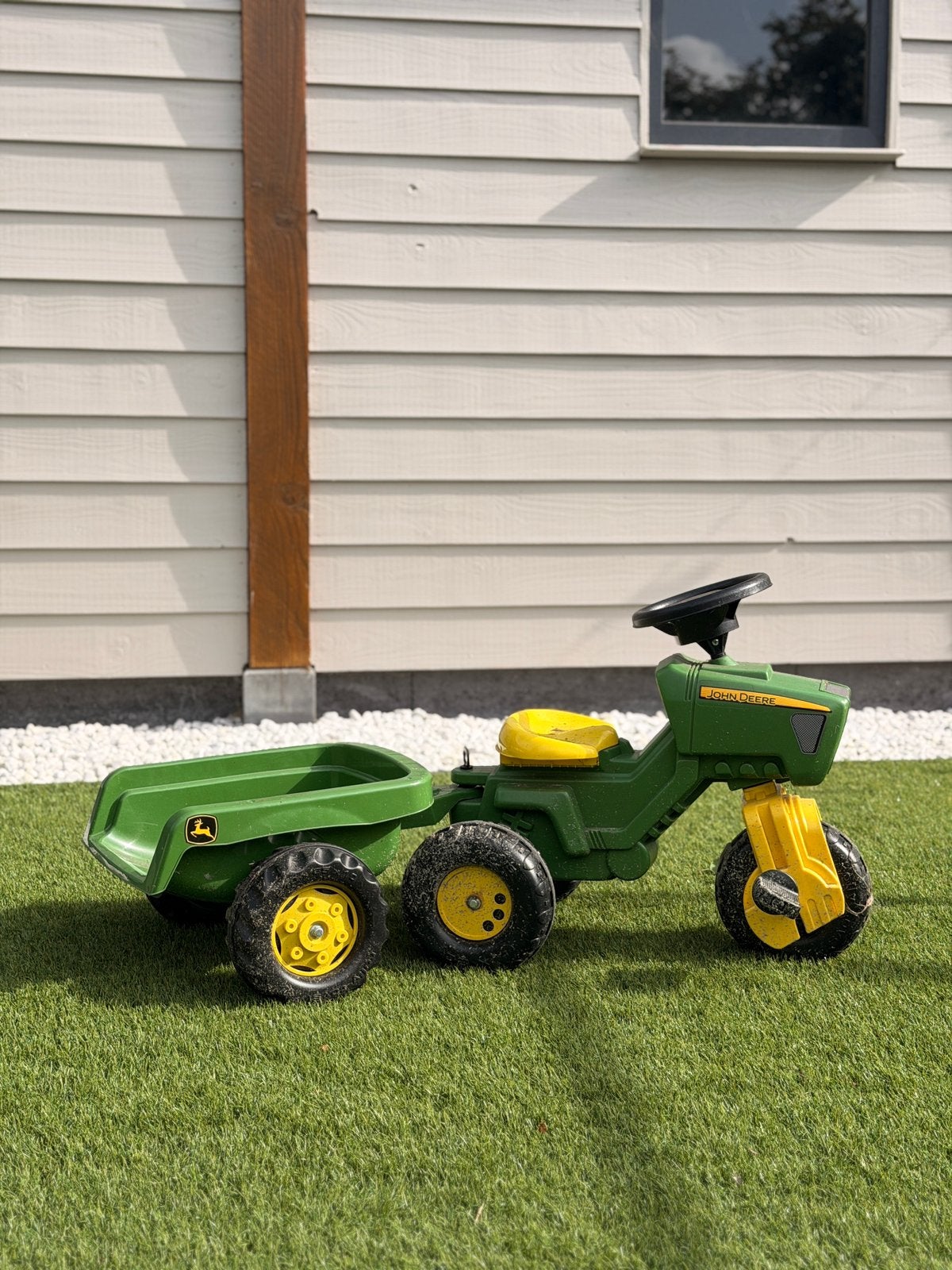 John Deere trekker met aanhanger, Ophalen, Zo goed als nieuw, Overige merken