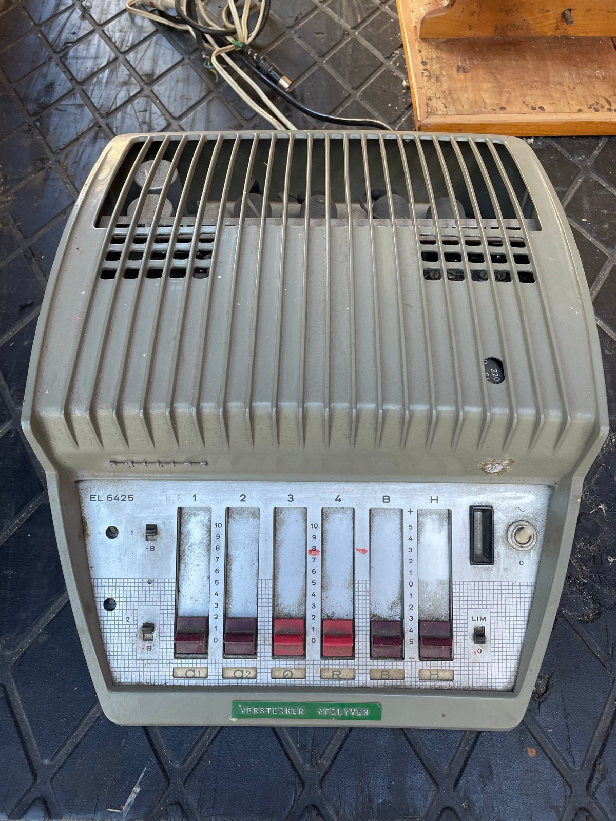 Vintage Philips EL 6425 Buizenversterker (1959-1961), Ophalen of Verzenden, Versterker