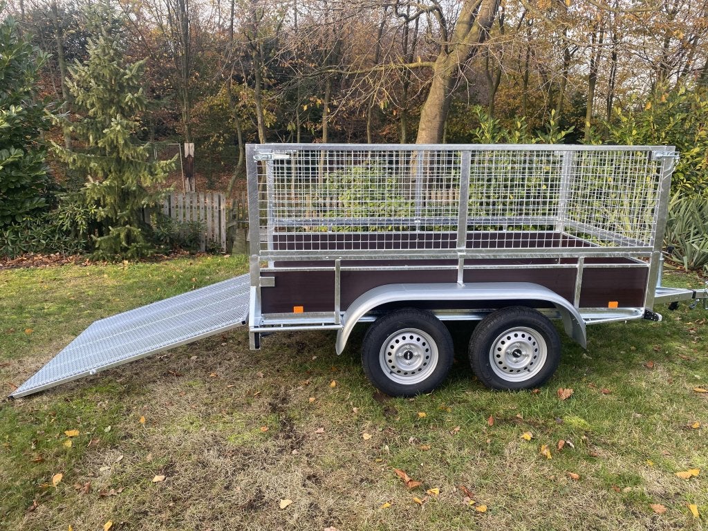 NIEUWE aanhangwagen met Loofrekken en Laadklep ZEER DEGELIJK, Niet ingevuld, Nieuw, Niet ingevuld, Niet ingevuld