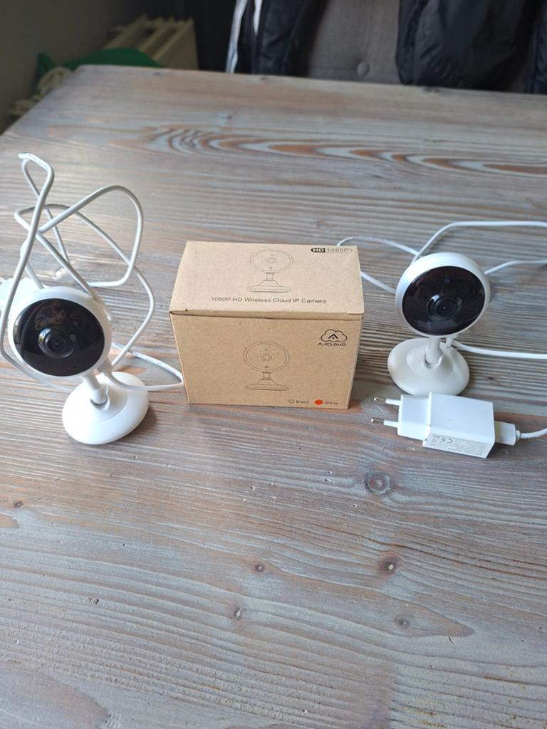 Babyfoon duo met camera app gestuurd via AJCloud, Kinderen en Baby's, Babyfoons, Ophalen of Verzenden, 250 meter of meer, Camera