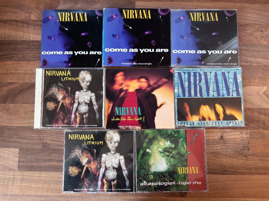 Nirvana CD Singles (12 stuks) vanaf 5,-, Ophalen of Verzenden, Zo goed als nieuw, Pop