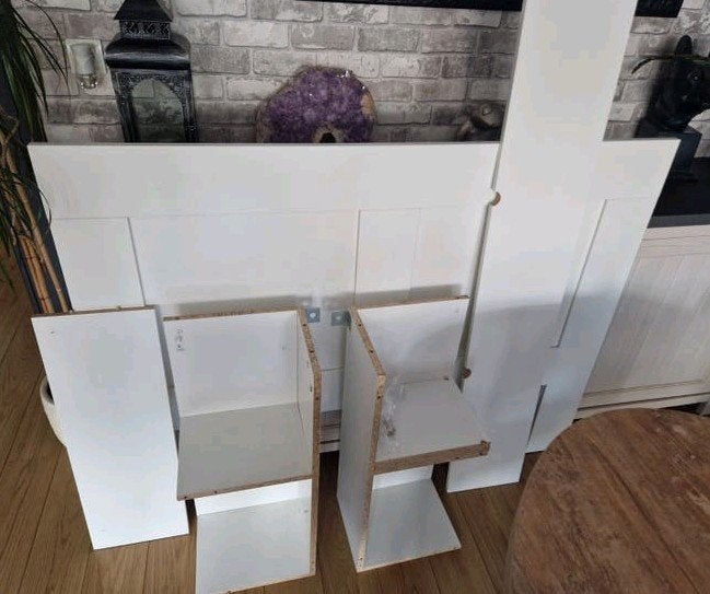 Ikea Brimnes hoofdeinde 140, Ophalen, Gebruikt, Wit, Tweepersoons