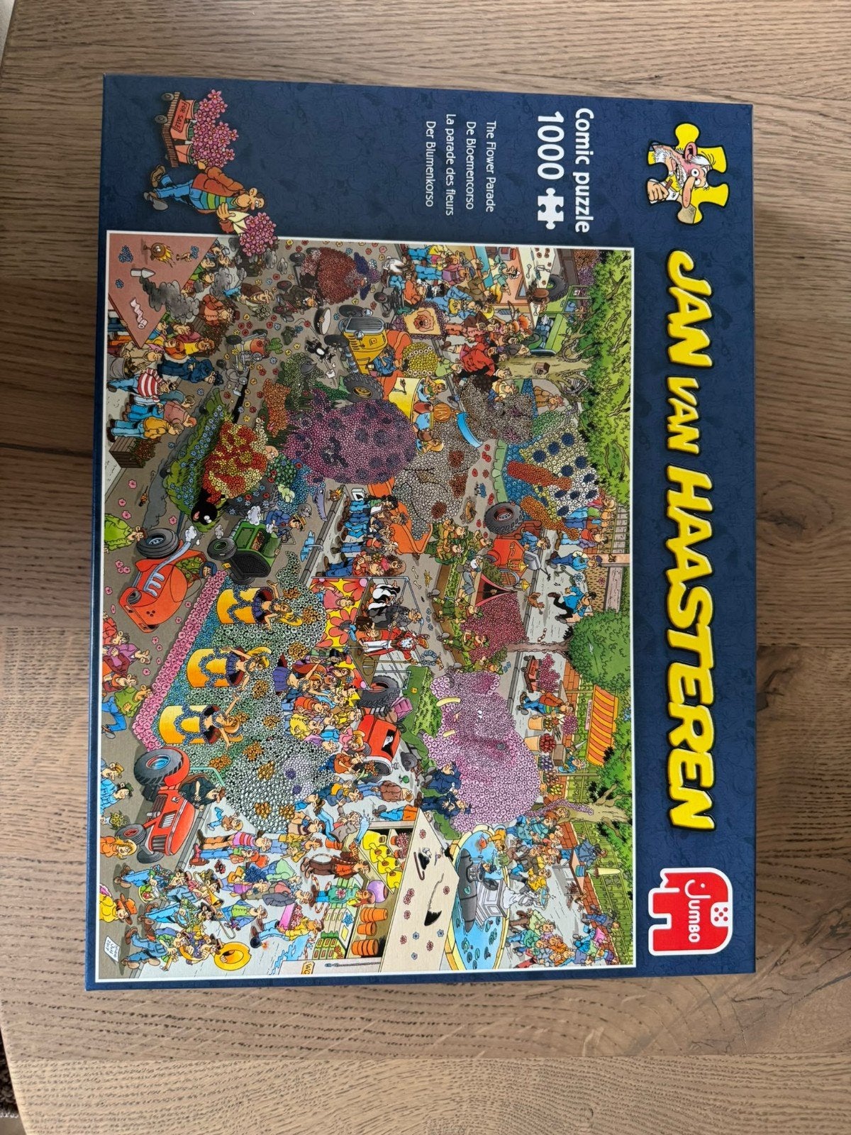 Jan van Haasteren - Bloemencorso - 1000 stukjes, Ophalen of Verzenden, 500 t/m 1500 stukjes, Zo goed als nieuw
