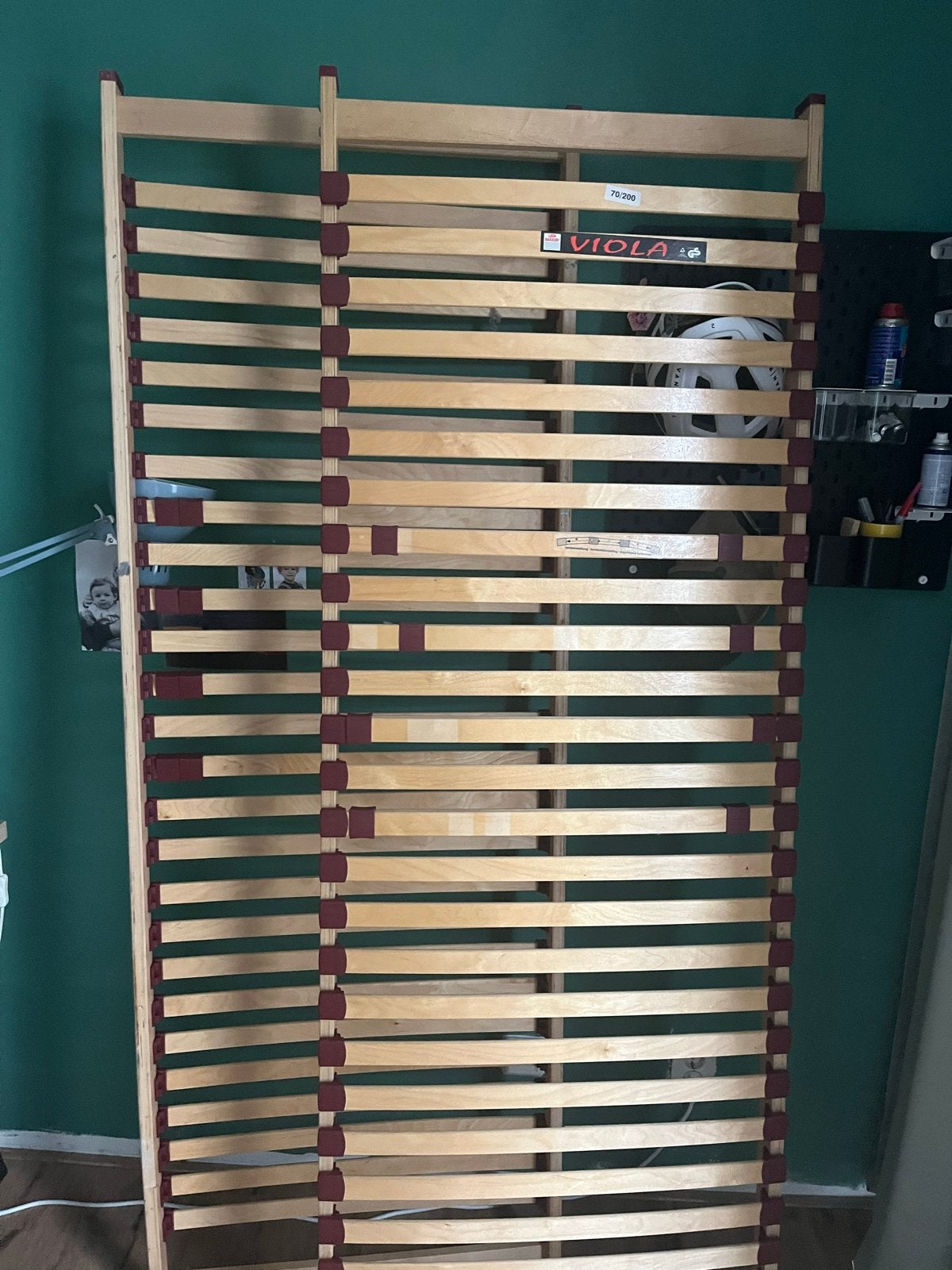 Lattenbodems (2x 70x200 cm), Ophalen, Zo goed als nieuw, Bedbodem, 200 cm