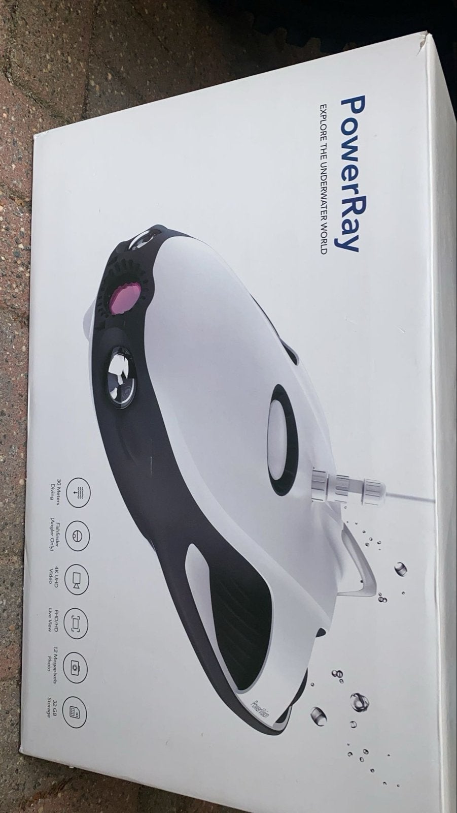 PowerRay Explorer onderwaterdrone met 4K camera, Audio, Tv en Foto, Drones, Ophalen, 30 tot 45 minuten, 100 tot 1000 meter, Overige merken