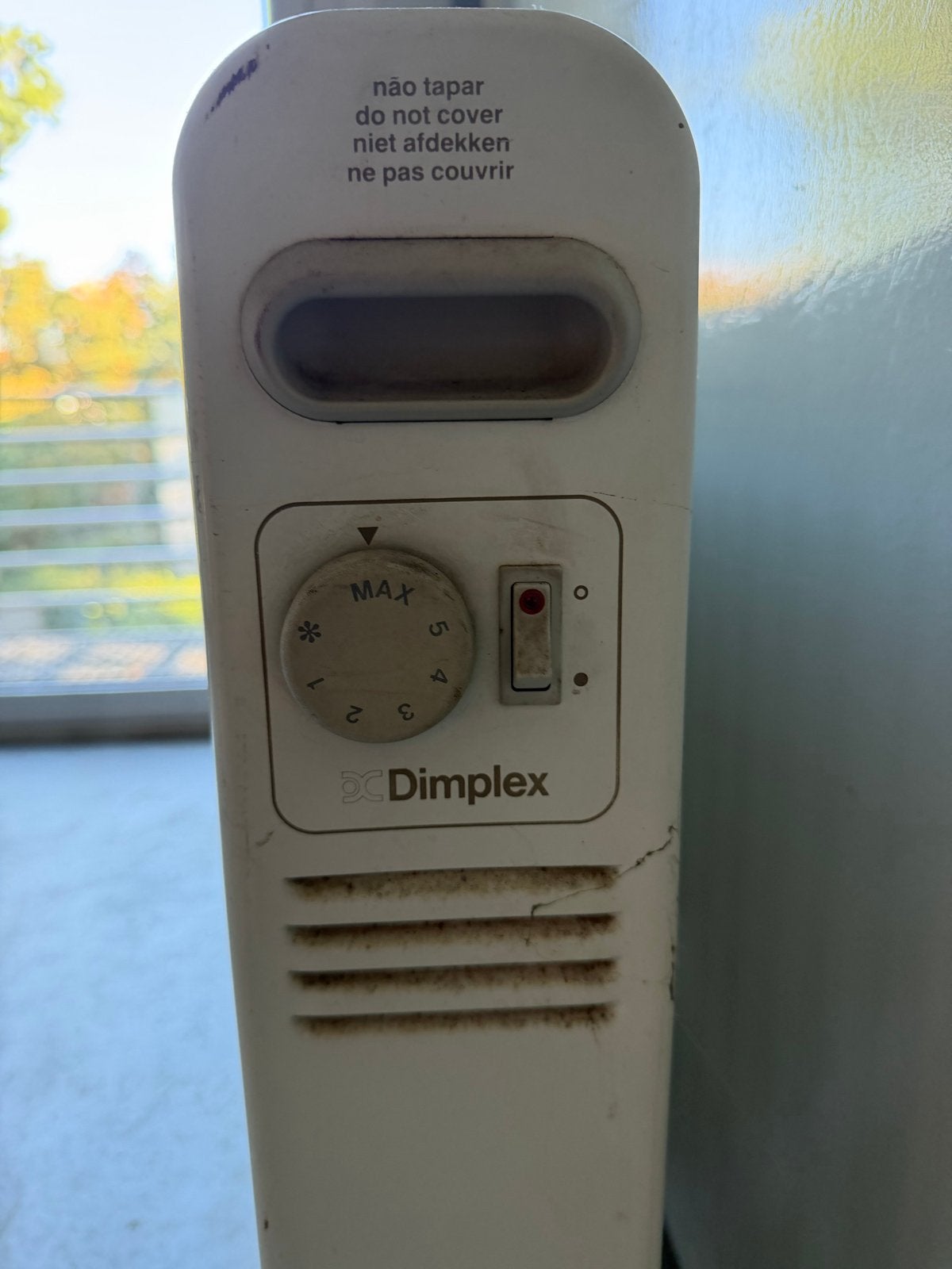 Dimplex elektrische radiator - Gebruikt, Ophalen, 30 tot 80 cm, Gebruikt, Radiator