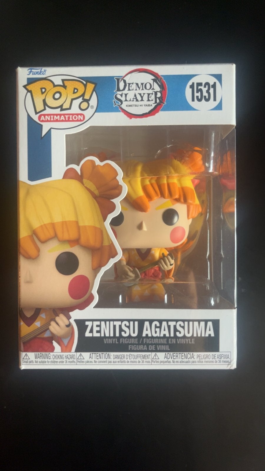 Funko Pop! Demon Slayer Zenitsu Agatsuma #1531, Ophalen, Nieuw
