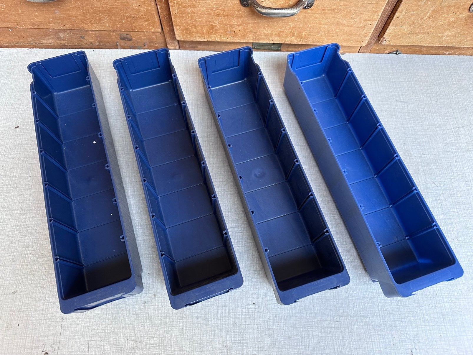 40 stapelbakken/opbergbakken, Ophalen, Minder dan 35 cm, Minder dan 50 cm, Zo goed als nieuw