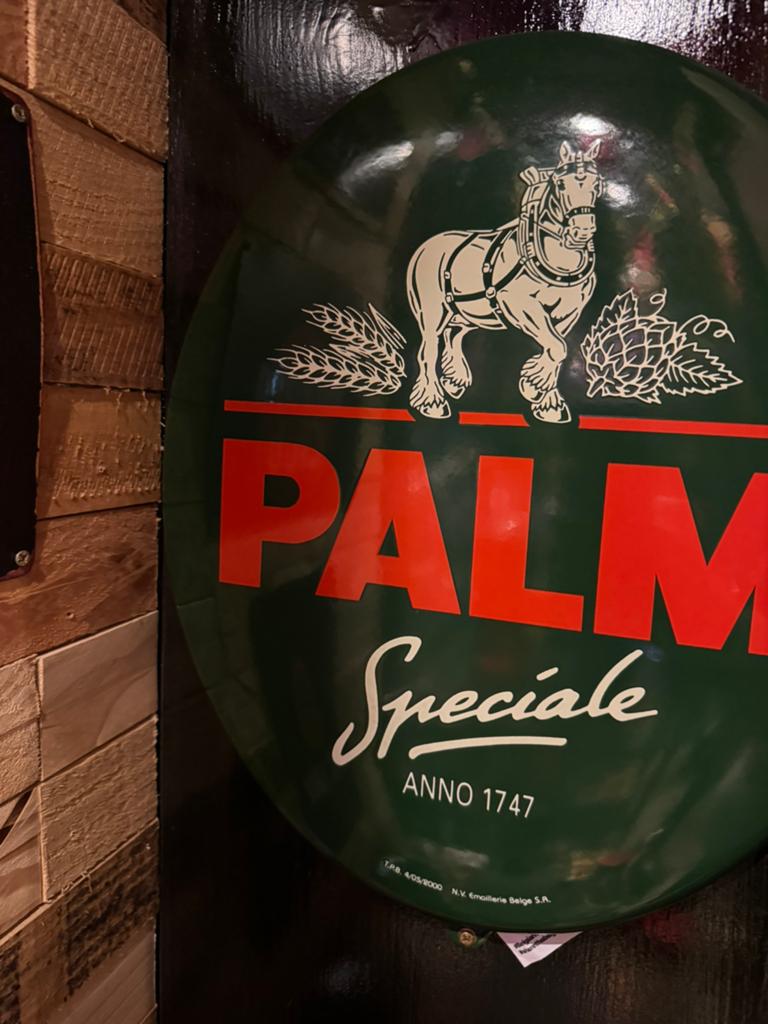 Vintage Palm Bier Reclamebord - Speciaal Anno 1747, Ophalen of Verzenden