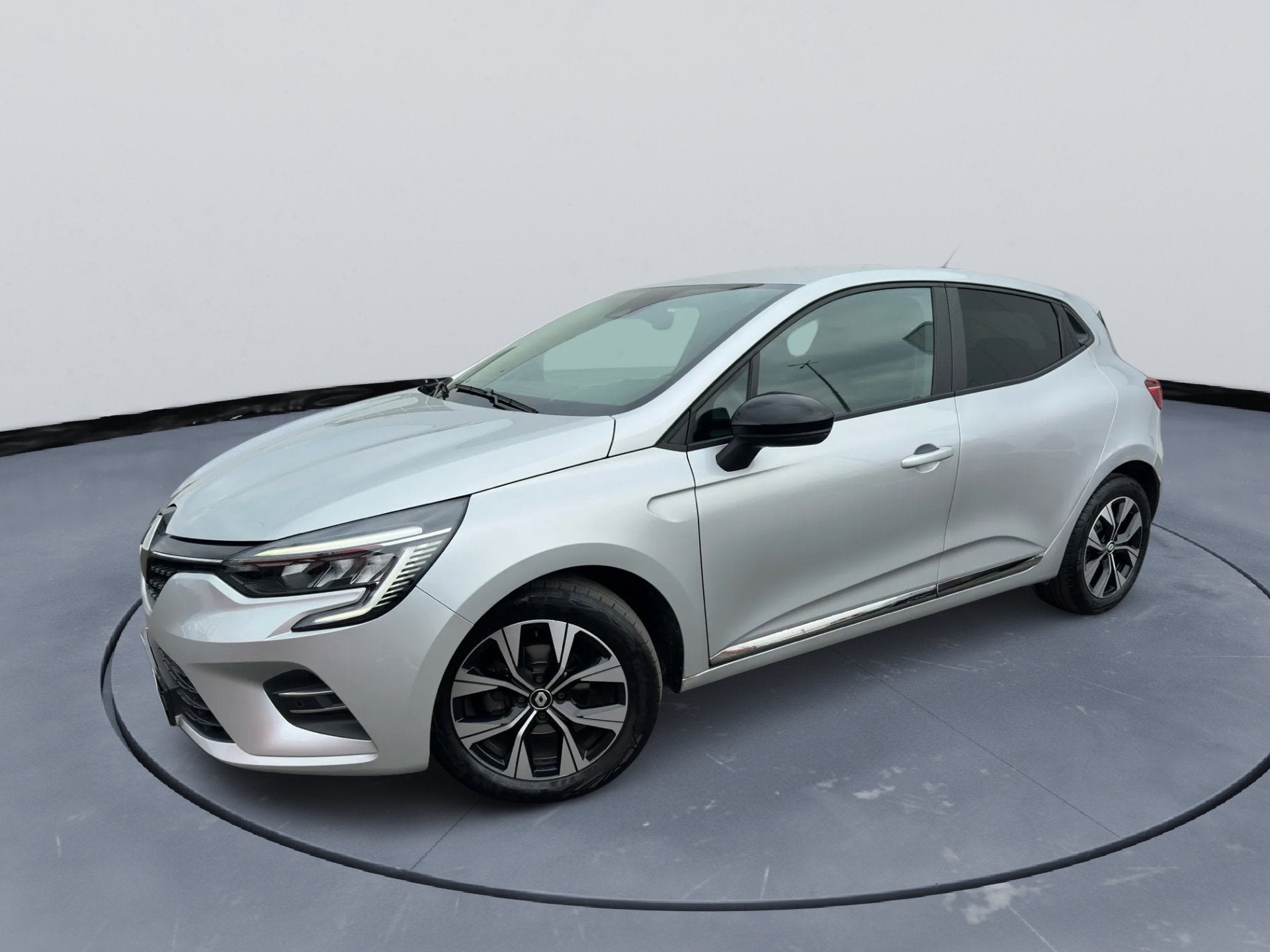 Renault Clio 1,0 tce intens Automaat Navigatiesysteem Stoelv, Auto's, Stof, Gebruikt, Zwart, Bedrijf