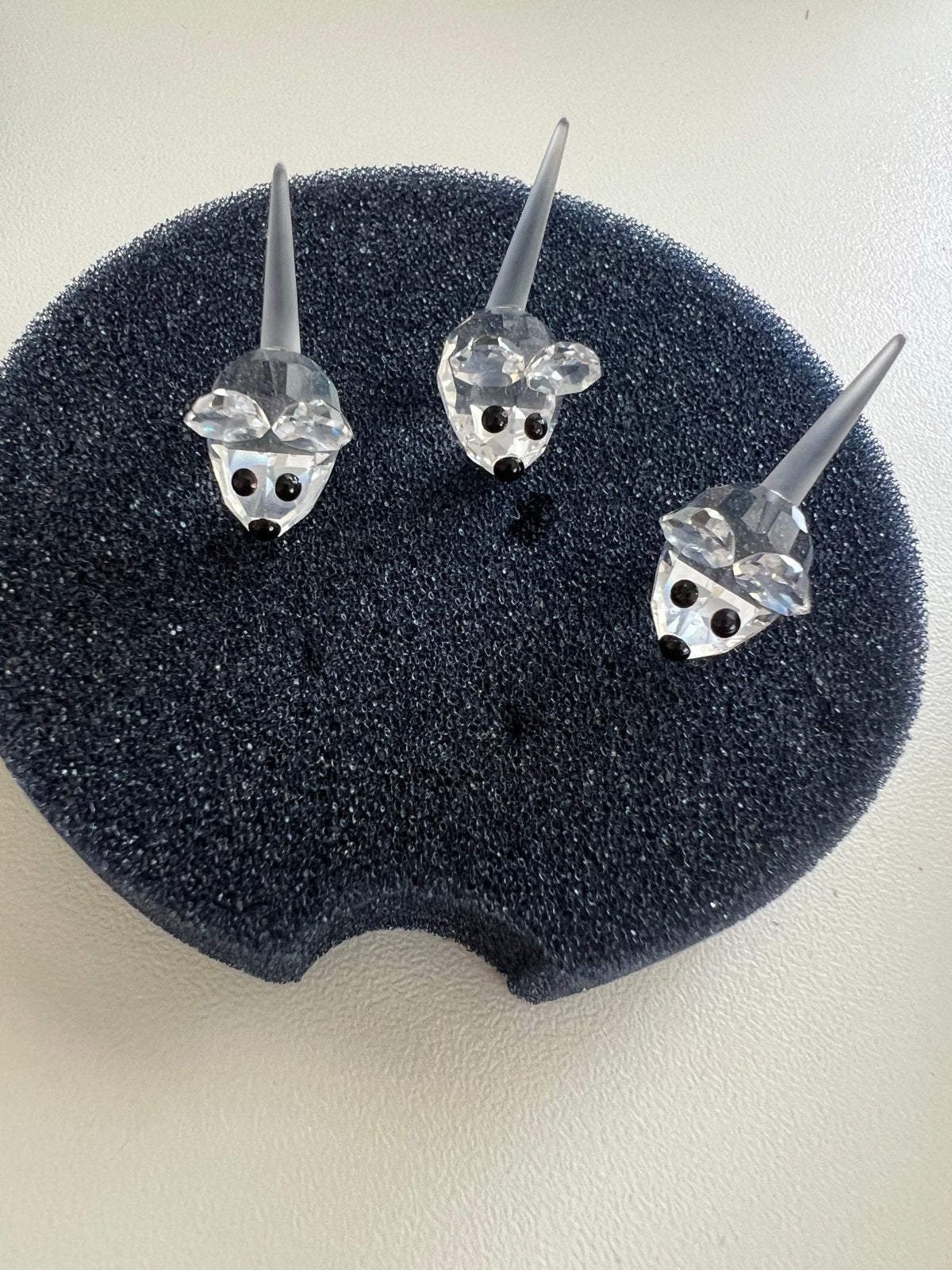 Swarovski Kristallen Muisjes - Set van 3 in originele doos, Ophalen of Verzenden, Zo goed als nieuw, Figuurtje