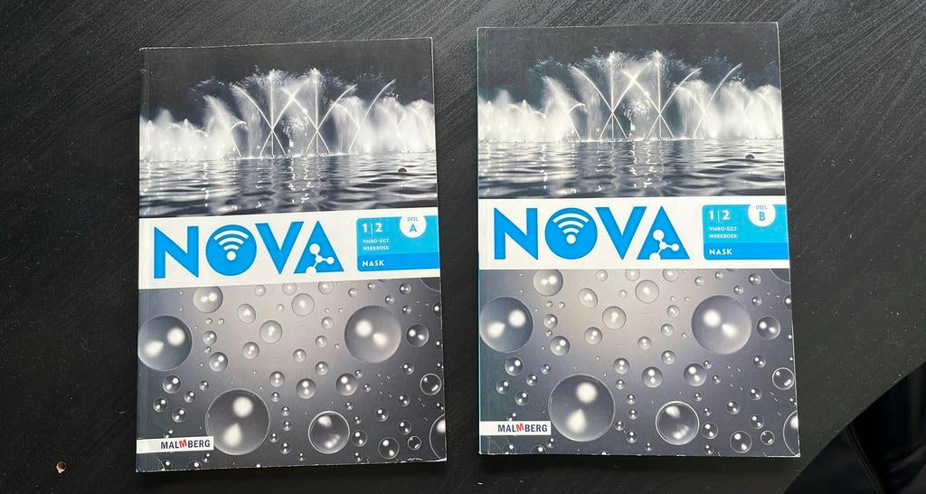Nieuw NOVA NASK 1-2 VMBO-KGT Werkboeken Deel A en B, VMBO, Natuurkunde, Malmberg, Nieuw