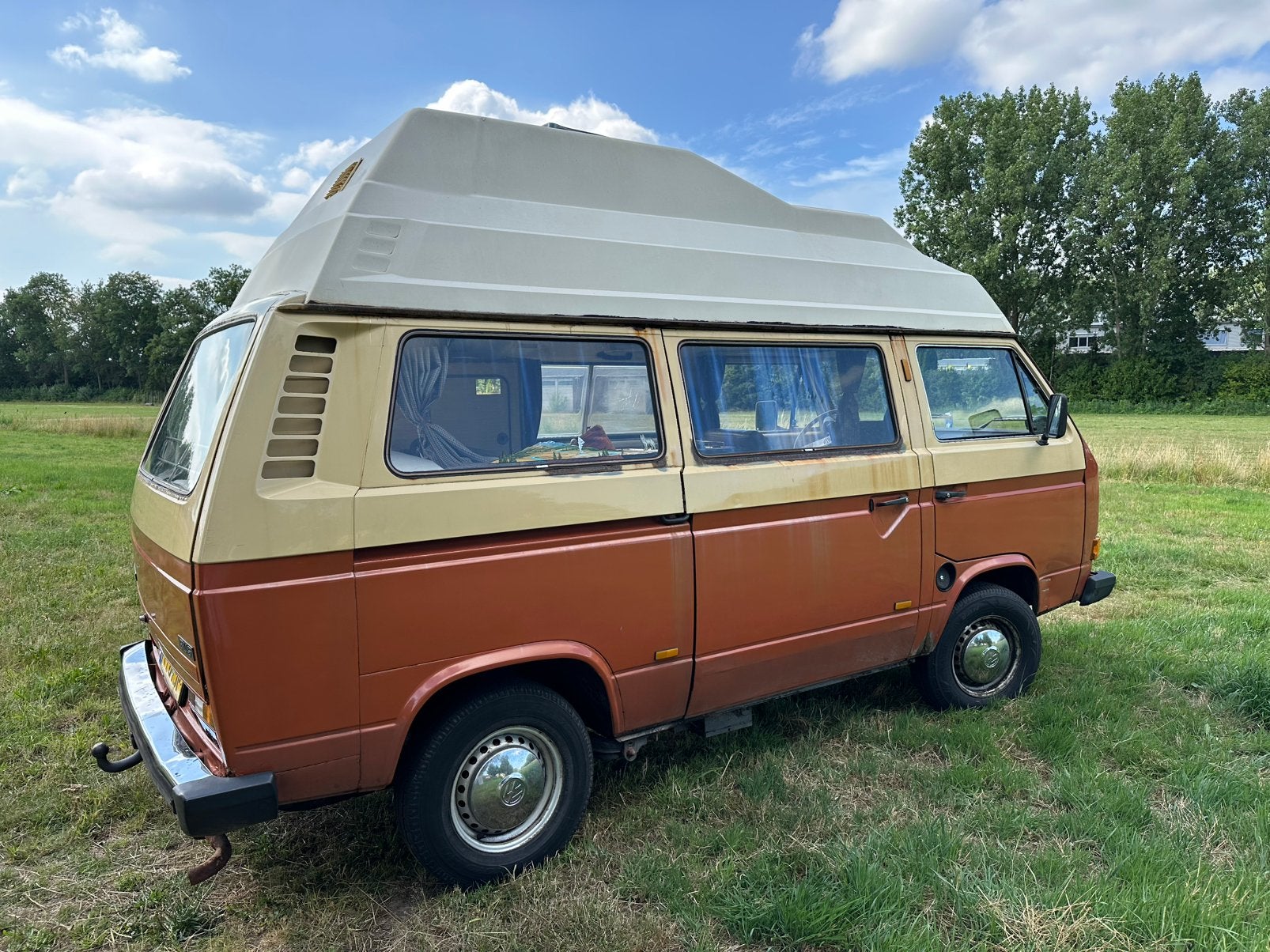Originele VW T3 camper Westfalia 1980 met gereviseerde motor, Buscamper of Camperbus, Volkswagen, Tot en met 2, Handgeschakeld