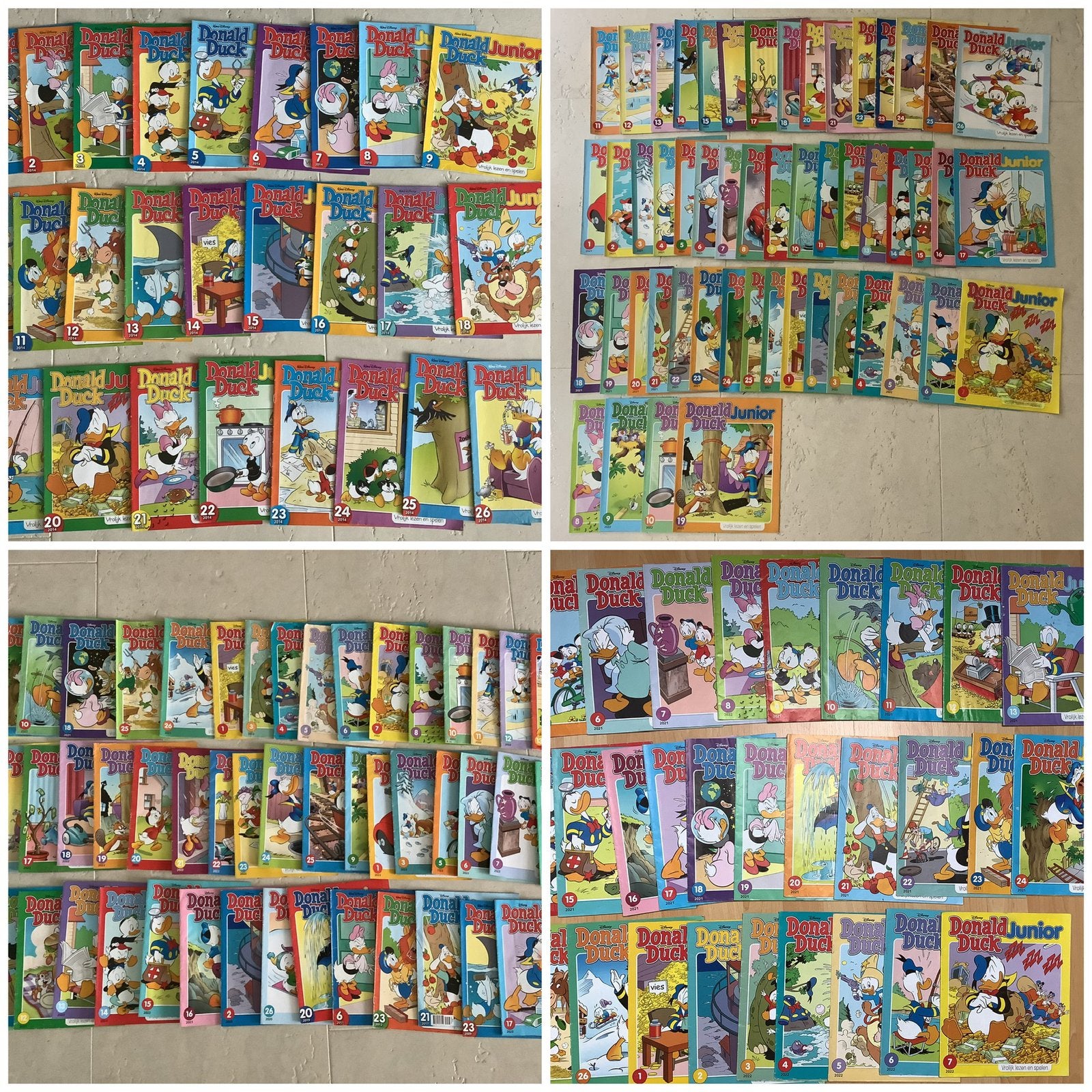 Super veel donald duck junior tijdschriften strips, Boeken, Strips | Comics, Gelezen, Meerdere comics, Europa, Ophalen of Verzenden