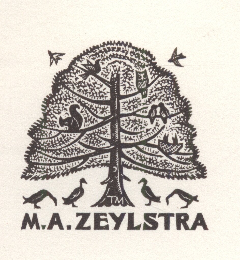 1767 Ex Libris Nederland : Thijs Mauve, z.j., Verzenden, Ex libris