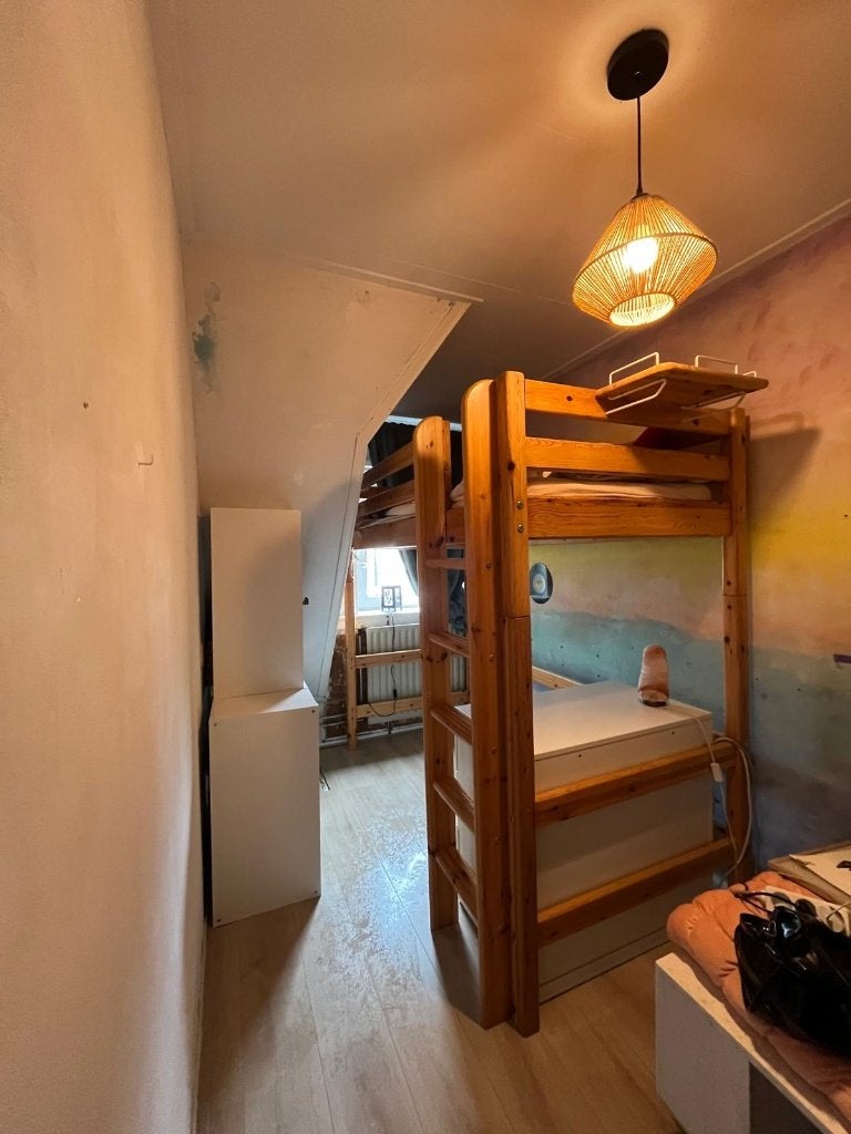 Stevig houten hoogslaper Flexa, Ophalen, Gebruikt, Eenpersoons, 200 cm