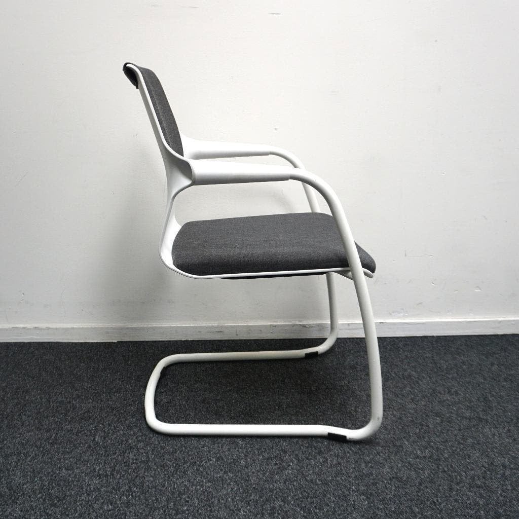 Sedus Allright Vergaderstoelen | Grijs / Wit | Sledestoelen, Gebruikt, -, Ophalen of Verzenden, -