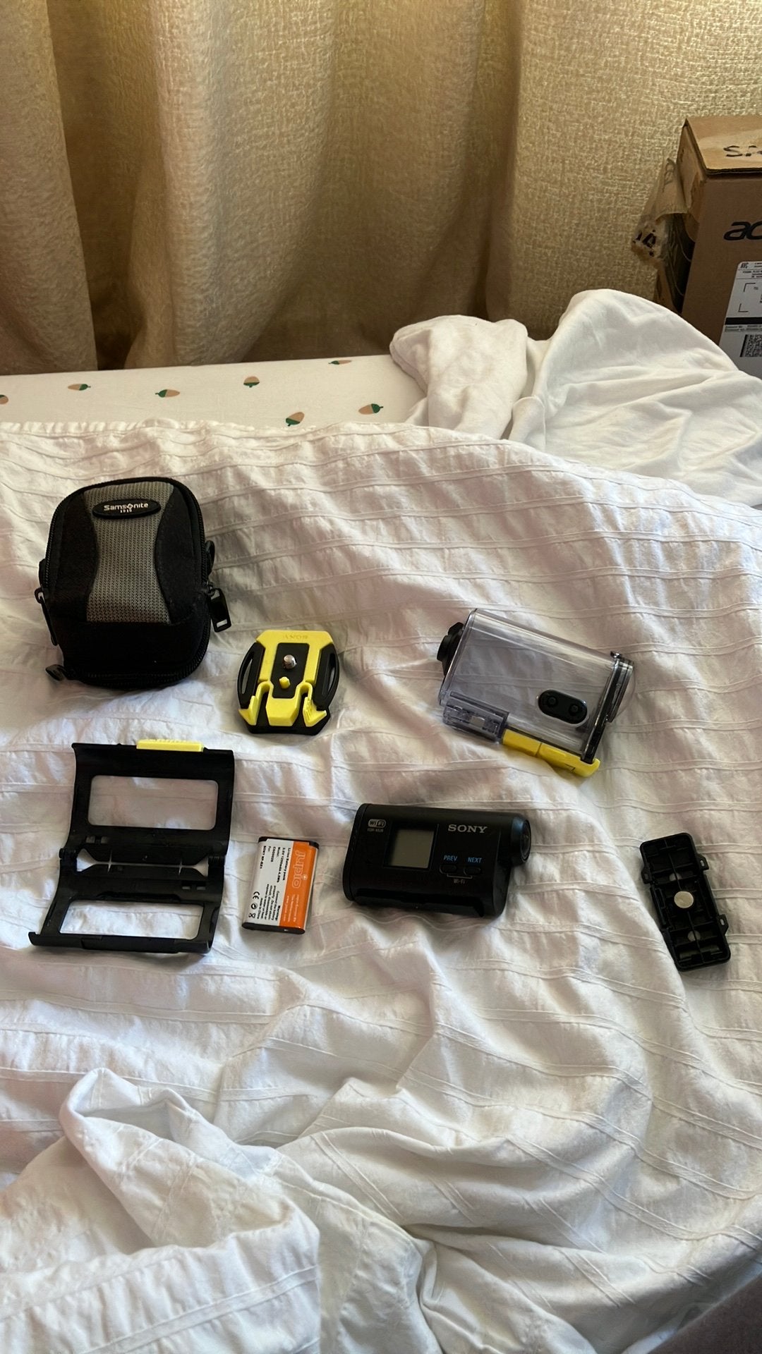 Sony  HDR-AS20 action cam en assecoires, Ophalen of Verzenden, Zo goed als nieuw, Sony