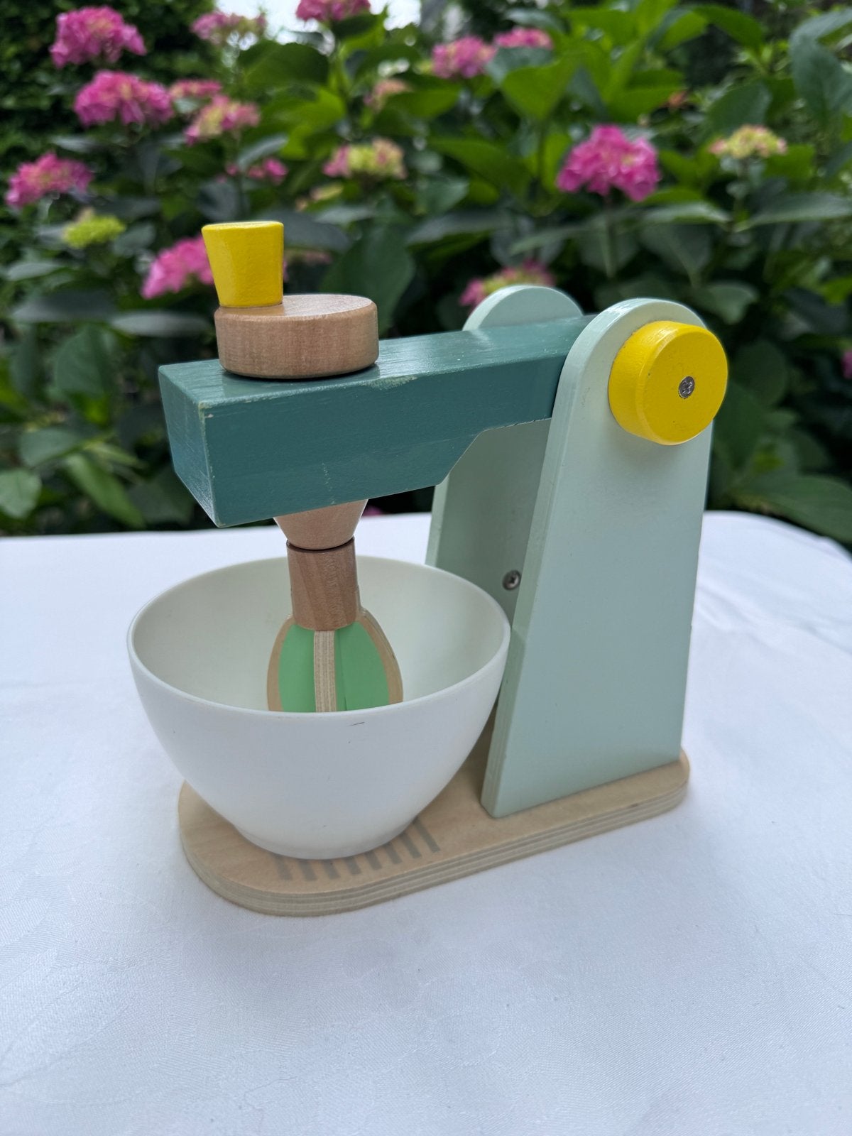 Hema houten mixer speelgoed, Ophalen of Verzenden, Gebruikt, Meubelstuk of Keukentje