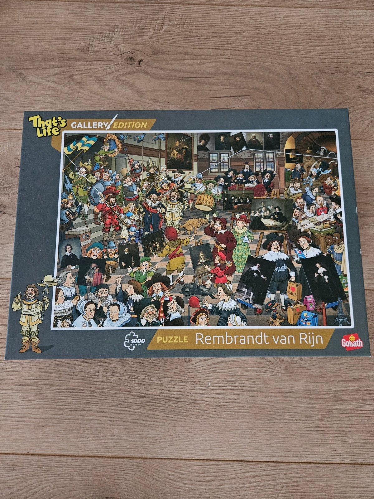 That's Life Gallery Edition Rembrandt van Rijn Puzzel 1000, Ophalen of Verzenden, 500 t/m 1500 stukjes, Nieuw, Legpuzzel
