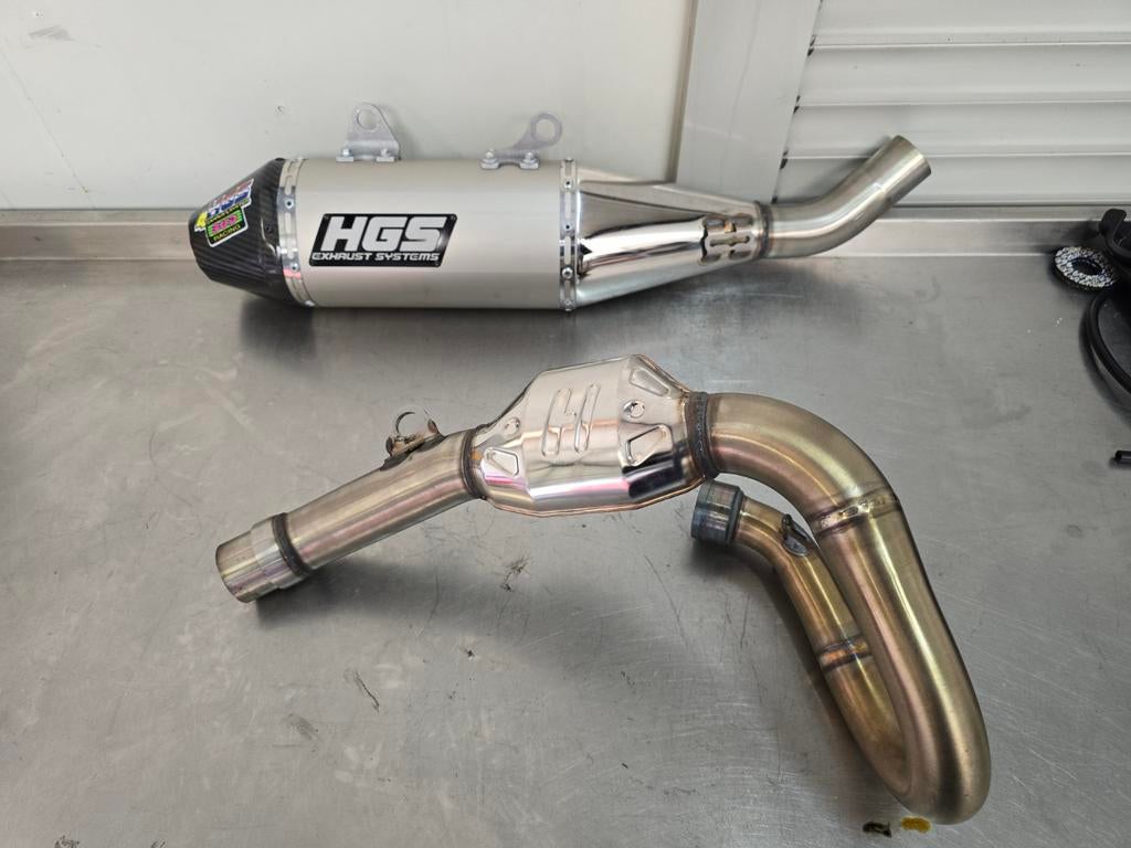 Hgs uitlaatsysteem nieuw! 250-350f ktm gasgas husqvarna, Ophalen of Verzenden, Nieuw