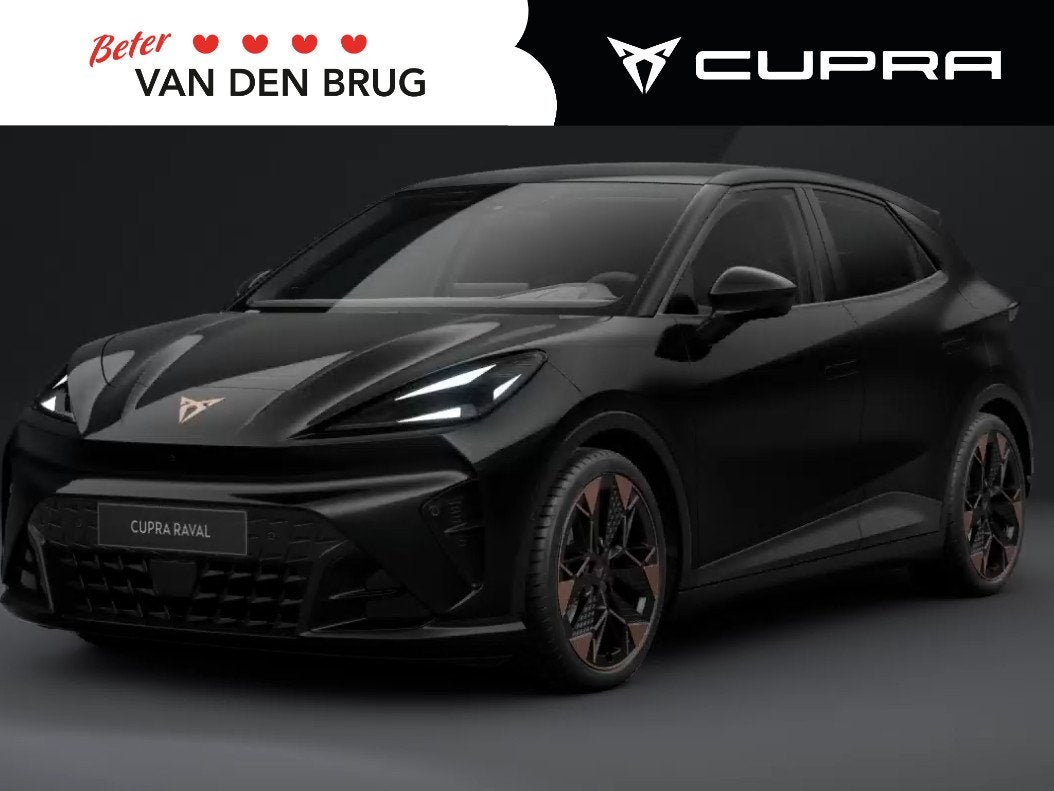 CUPRA Raval Performance 56 kWh 211 PK | Elektrische stoelen, Auto's, Cupra, 1610 kg, Overige modellen, Alcantara, Zwart