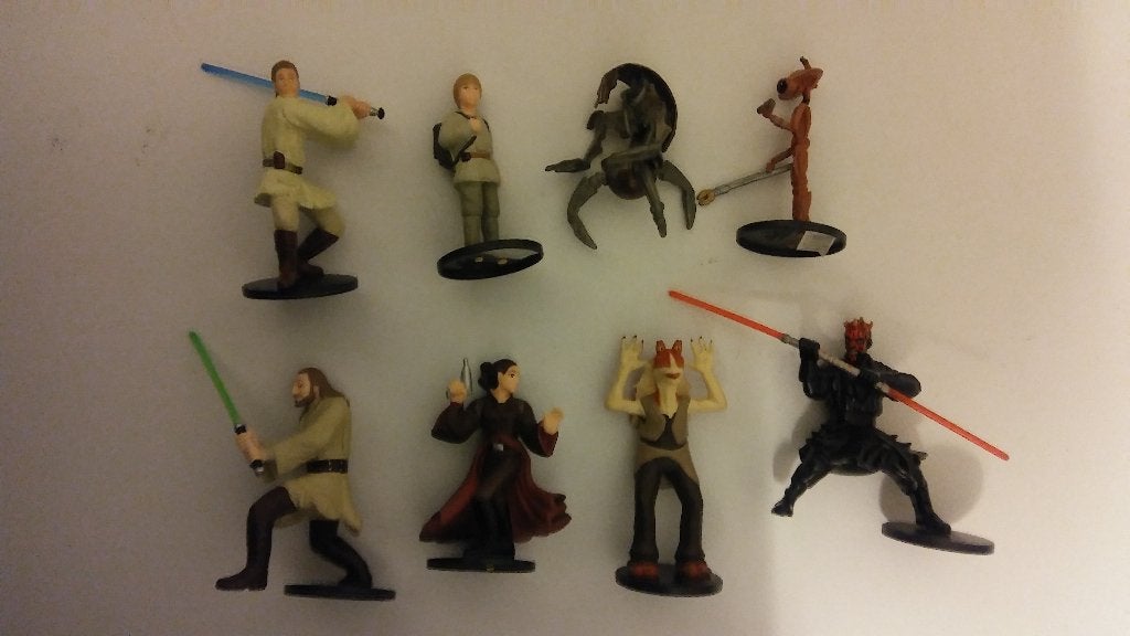 Star Wars Applause film tekenfilm figuren set Jedi space, Verzenden, Zo goed als nieuw, Actiefiguurtje
