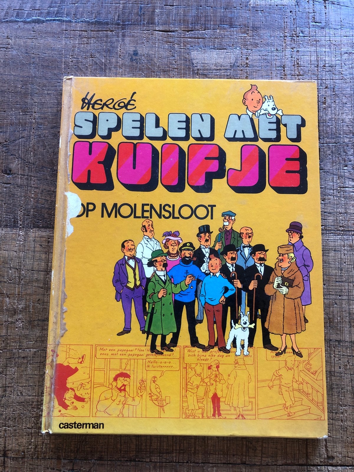 Spelen met Kuifje op Molensloot - Hergé Casterman, Boeken, Stripboeken, Eén stripboek, Ophalen of Verzenden, Zo goed als nieuw