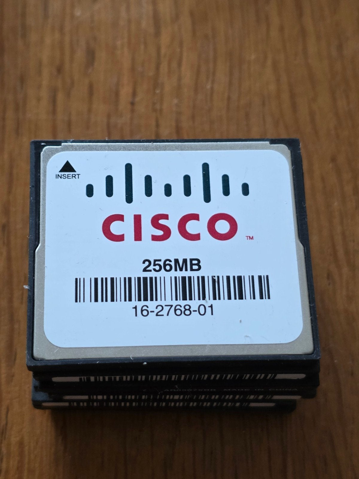 Cisco Compact Flash Kaart 256MB  Opslag voor Netwerkapparat, Gebruikt, Cisco, Compact Flash (CF), Overige