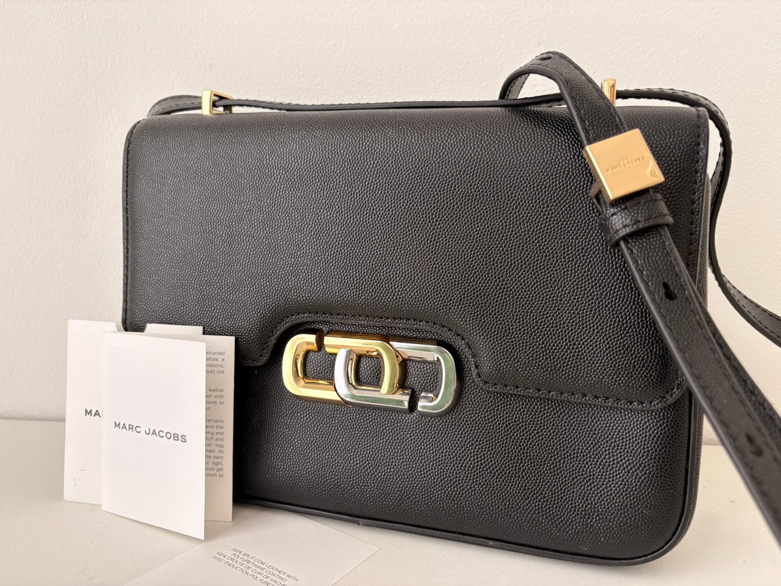 Schoudertas Marc Jacobs, Sieraden, Tassen en Uiterlijk, Tassen | Damestassen, Ophalen of Verzenden, Zo goed als nieuw, Zwart, Schoudertasje