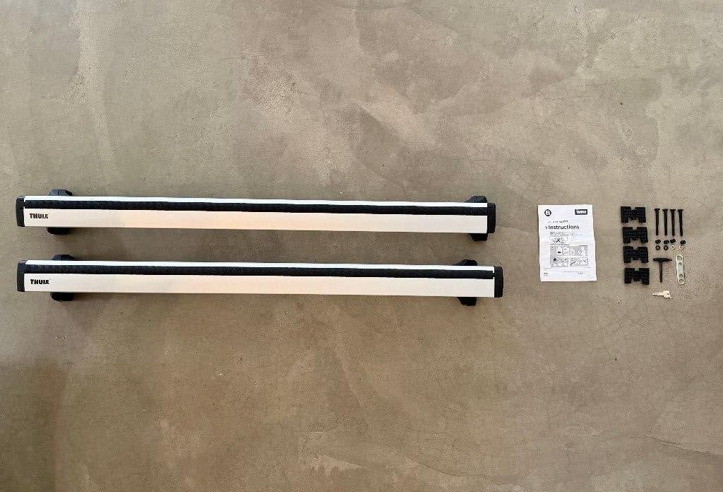 Thule WingBar Evo 118 7112 dakdragers + Evo 7107 + Kit 3173, Ophalen of Verzenden, Zo goed als nieuw
