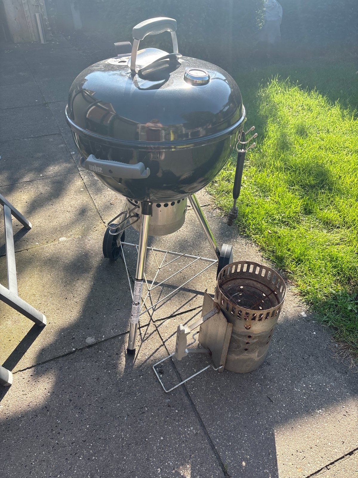 Weber kogel bbq, Ophalen, Gebruikt