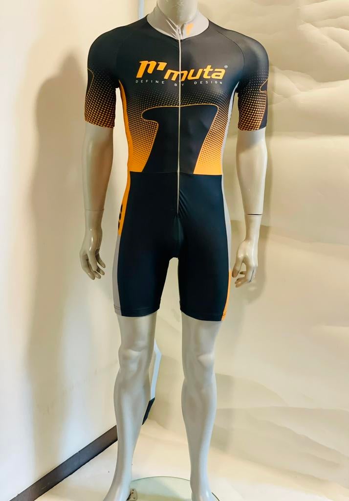 Skeelerkleding skeelerpak snelpak speedsuit maat S lycra, Sport en Fitness, Schaatsen, Ophalen of Verzenden, Zo goed als nieuw