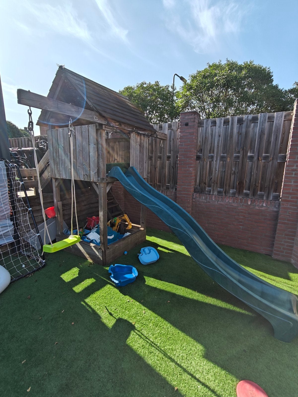 speeltoestel compleet!, Kinderen en Baby's, Ophalen, Gebruikt, Glijbaan, Aanbouwonderdeel