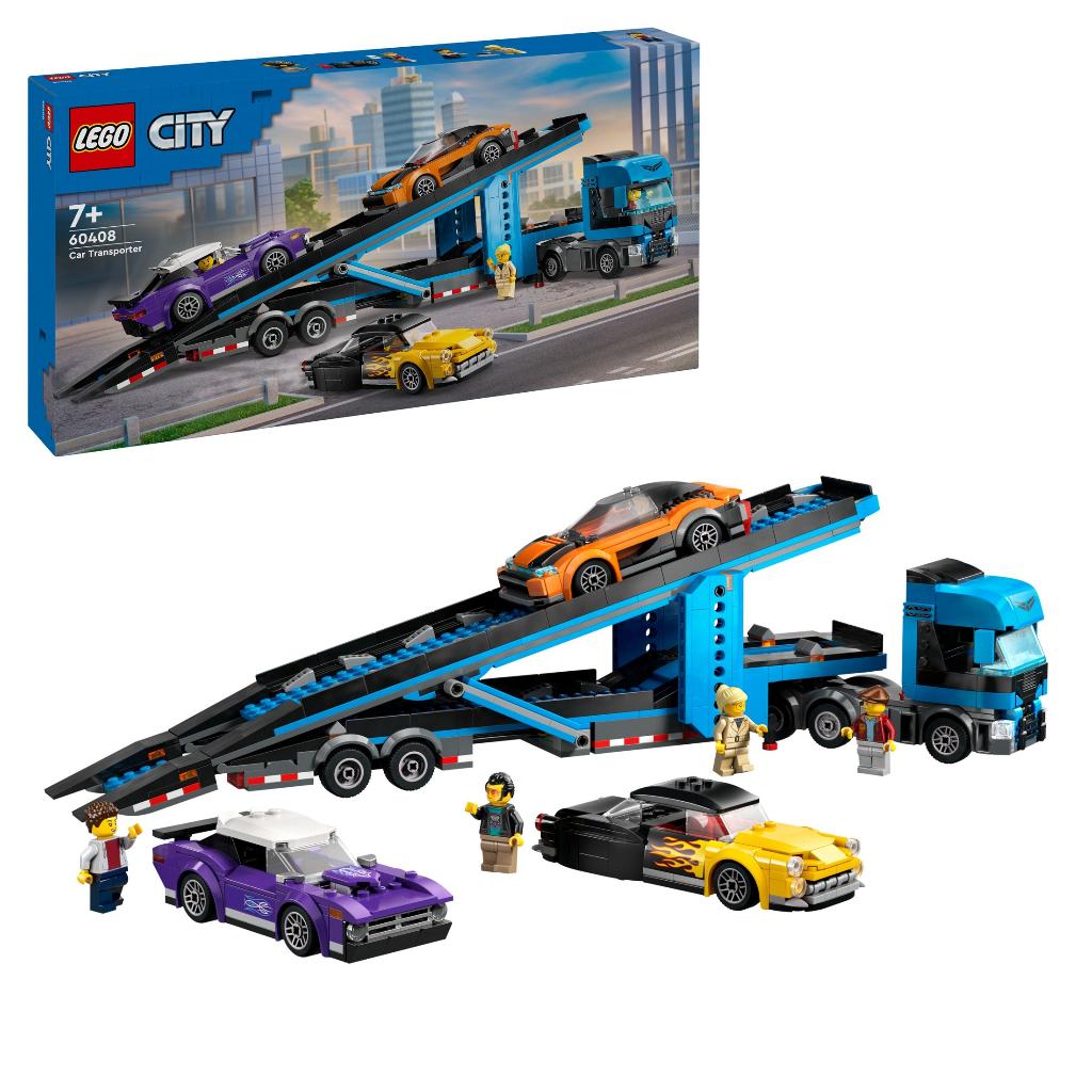 LEGO City 60408 Transportvoertuig Sportauto's 998 delig, Ophalen of Verzenden, Nieuw, Complete set, Lego