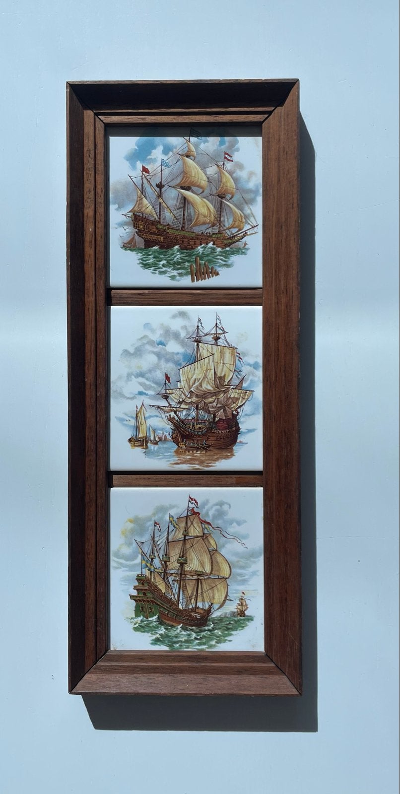 Tegeltableau gegeven op Hr. Ms. Drenthe - Curaçao 1977-1978, Antiek en Kunst, Ophalen of Verzenden