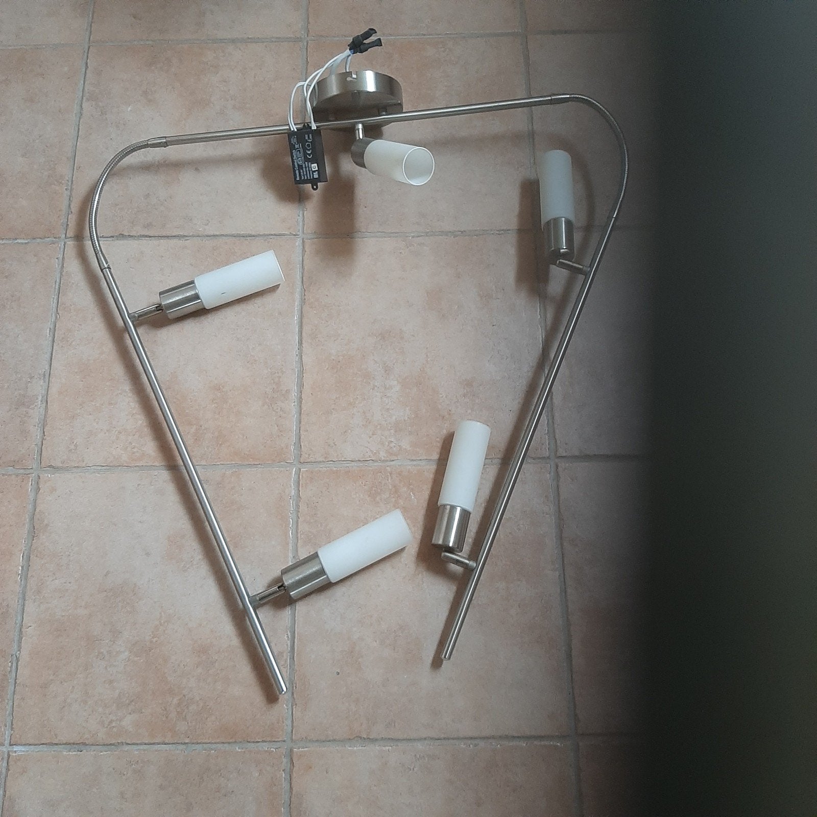 flexibele plafond hanglamp, Ophalen