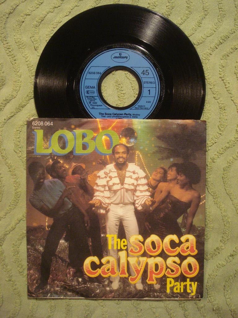 Lobo 7" Vinyl Single: ‘The soca calypso party’ (Duitsland), Cd's en Dvd's, Vinyl Singles, Latin en Salsa, 7 inch, Single, Ophalen of Verzenden